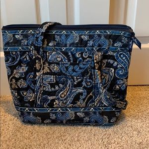 Vera Bradley Tote (blue paisley)